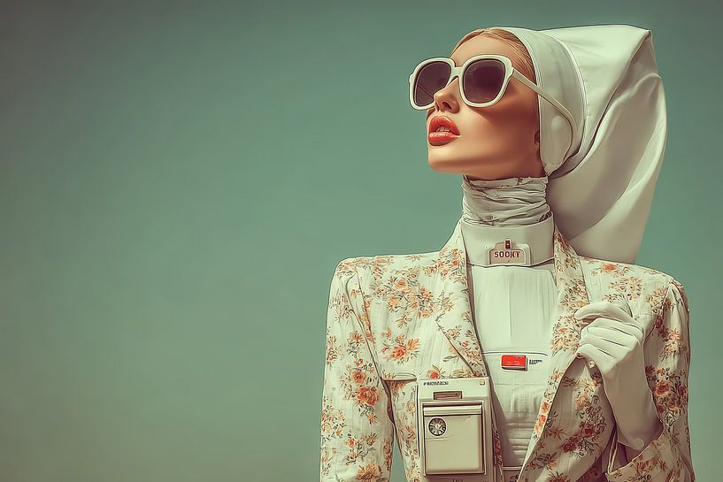 surrealist portrait woman by Egon Zitter