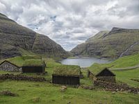 Groene daken van Saksun