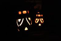 Gezichtjes in het donker