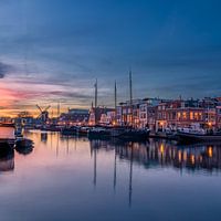 Sonnenuntergang in Leiden