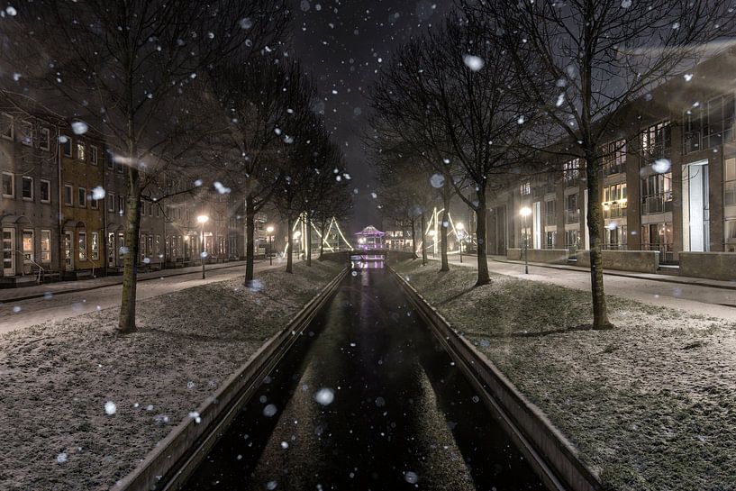Winter harbour Zeewolde by Robinotof