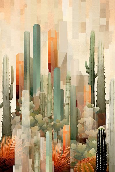 Cactus abstract by Bert Nijholt