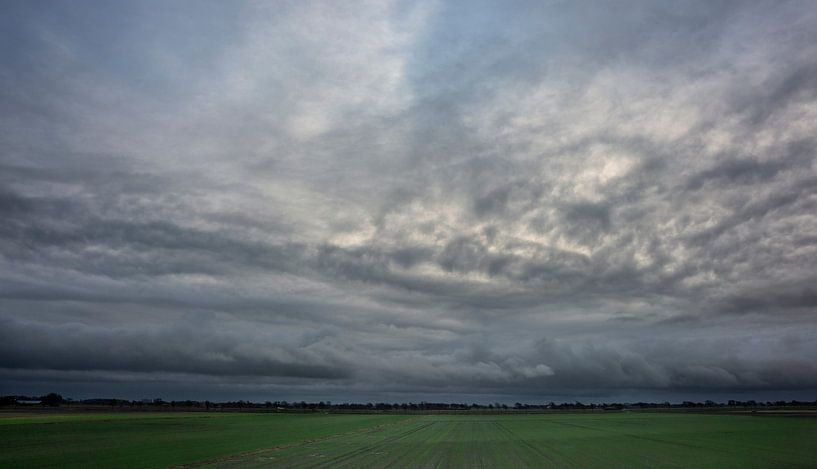 Showers above the polder by Bo Scheeringa Photography