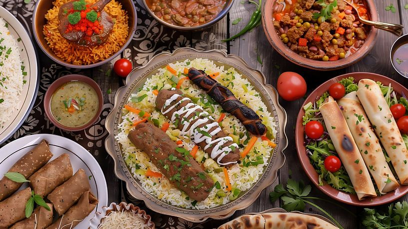 Repas arabe par de-nue-pic