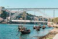 Hafenschiffe in Porto