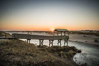 Casquettes pour le coucher du soleil en hiver