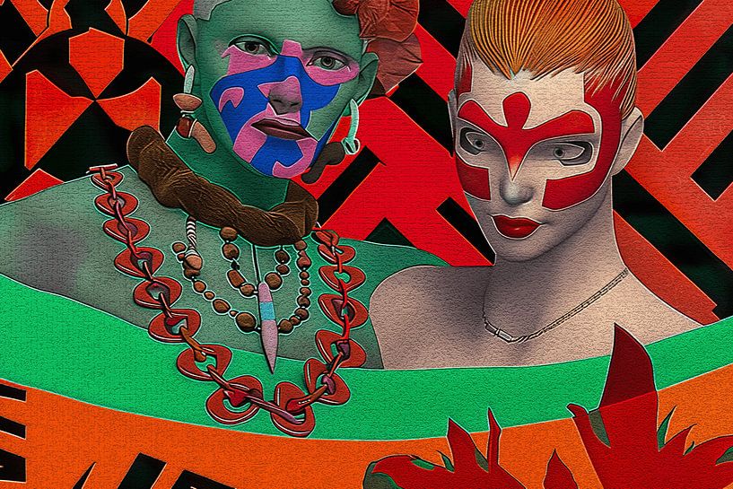 Popart portraits-power couples by Ton Kuijpers