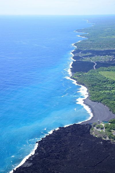 Approche de la plage de Pohoiki par Frank's Awesome Travels