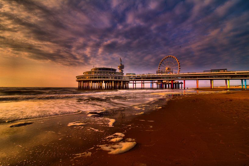 La jetée de Scheveningen par Filippus Kiemel