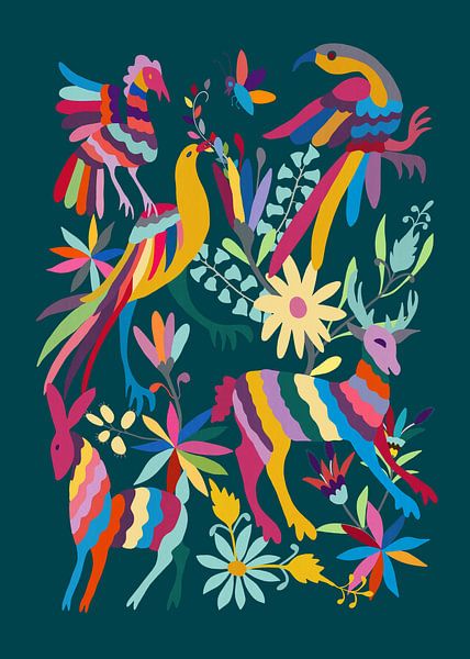 Otomi Artwork by Cats & Dotz