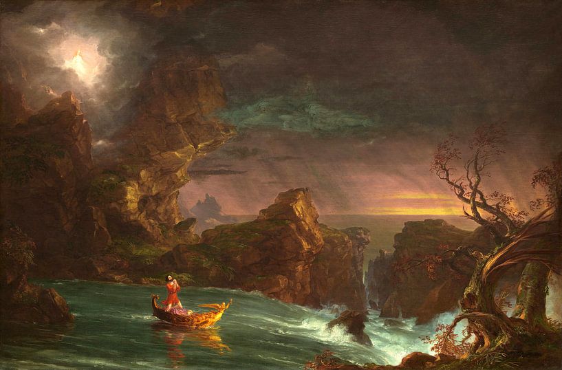 Die Reise des Lebens: Die Männlichkeit, Thomas Cole von Meisterhafte Meister