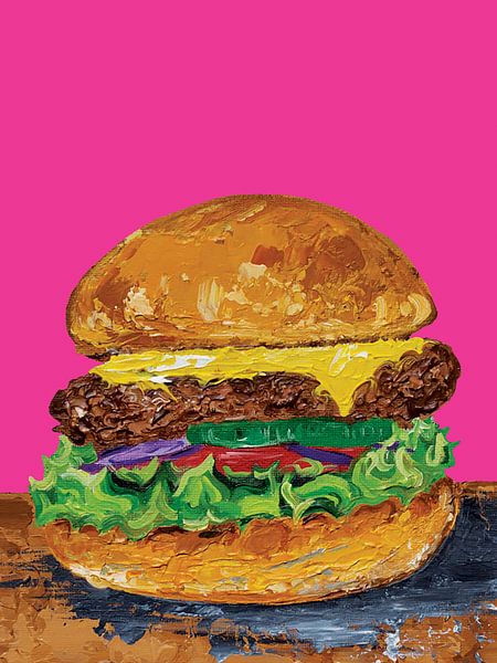 Burger Pink by Alice Straker