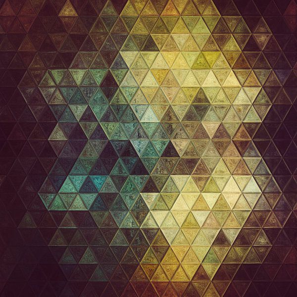 Mosaik braun grün #mosaik von JBJart Justyna Jaszke