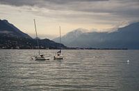 Zeilboten in het Gardameer