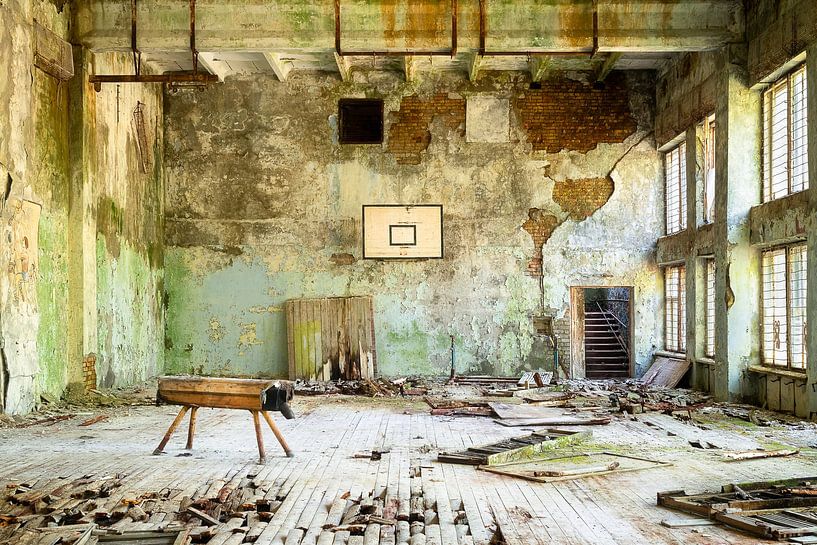Abandoned Gym in Chernobyl. by Roman Robroek - Photos of Abandoned Buildings