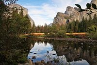 Yosemite Valley in wunderschönen Herbstfarben