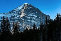 L'Eiger dans une ambiance de soirée automnale