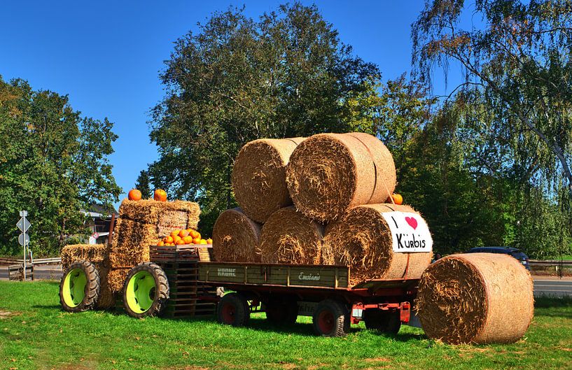 Tracteur à paille 2 par Edgar Schermaul