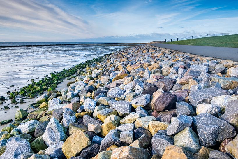 Wadden Sea dike near Hollum by Evert Jan Luchies