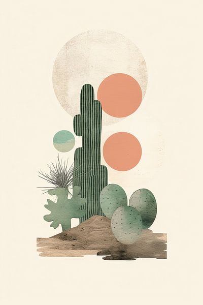 Cactus abstract by Bert Nijholt