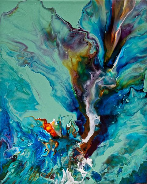 Abstract-Blooming by Hannie Kassenaar