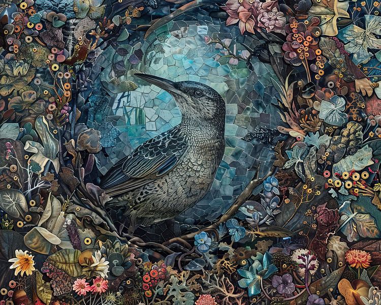 Kaleidoskop-Sitzstange von Blickfänger Gemälde