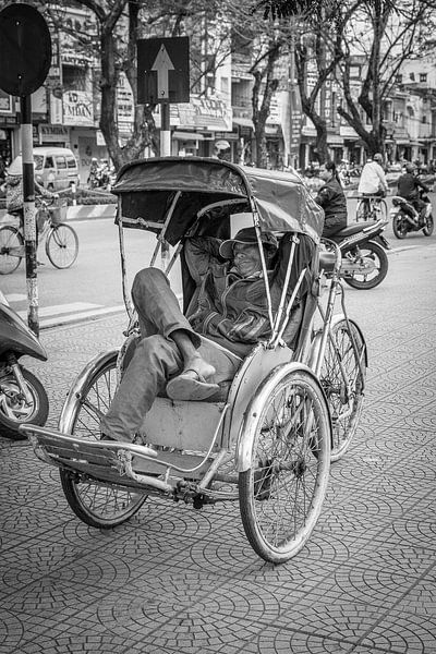 Sleeping Tuk Tuk Driver by WvH