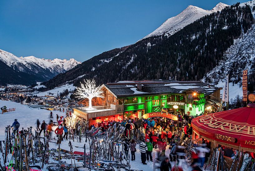 Skihütte MooserWirt in St. Anton am Arlberg in Tirol - Österreich von Werner Dieterich