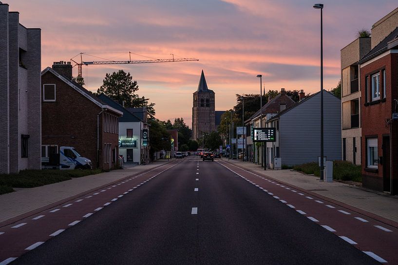 Coucher de soleil sur Lommel par Werner Lerooy