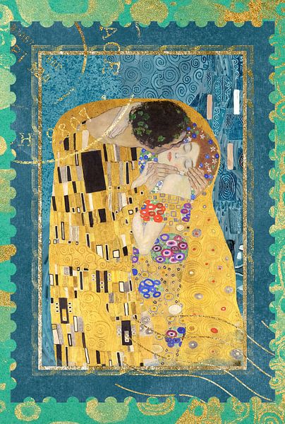 Gustav Klimt&#039;s Kiss by Moonheart Artworks