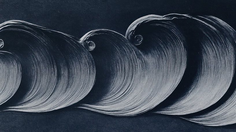 Wavy waves by Franka Poulain