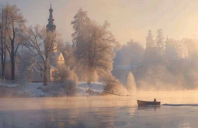 Boat in perfect peace by fernlichtsicht