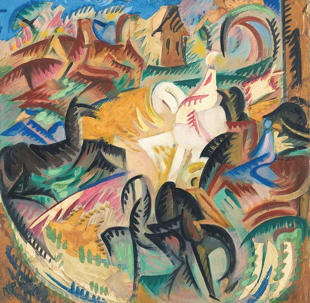 Pferde, Alice Bailly von Meisterhafte Meister