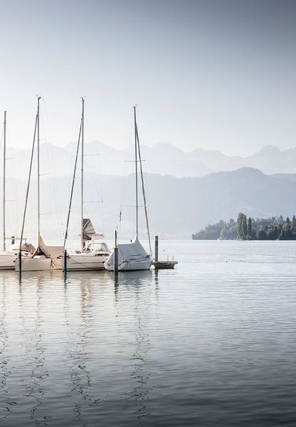 Morgendliche Gelassenheit (Hochformat) von Claire Droppert