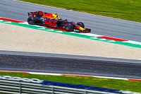 Max in actie tijdens de Grand-Prix van Oostenrijk 2017