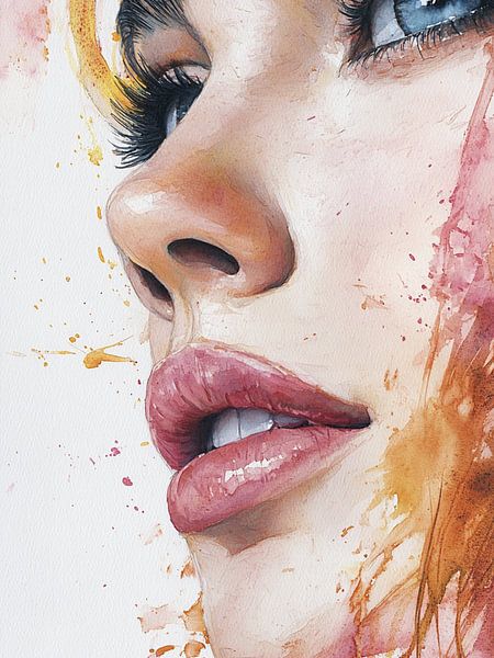 Modern Abstract Portret van SPEQ ART