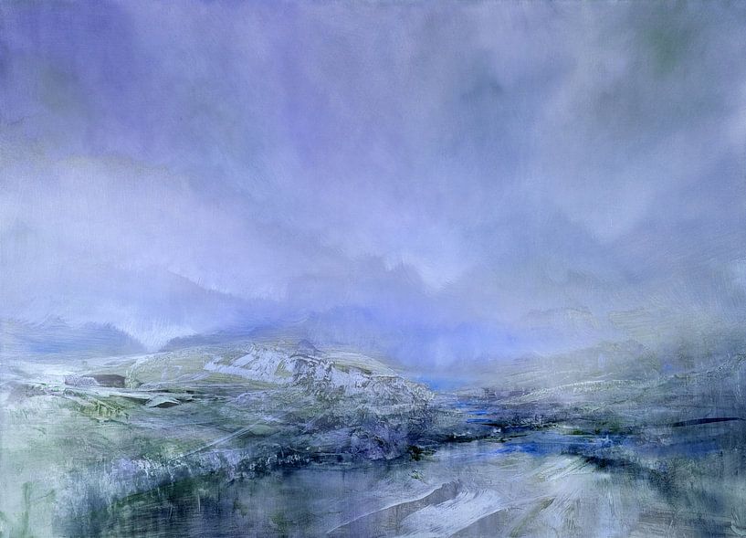 Island im hellen kalten Licht von Annette Schmucker