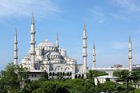 Sultan-Ahmed-Moschee oder Blaue Moschee in Istanbul