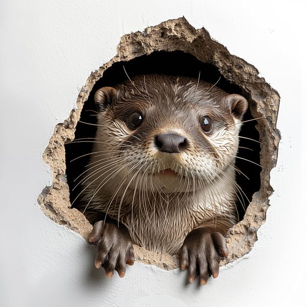 Otter von der Wand von TheXclusive Art