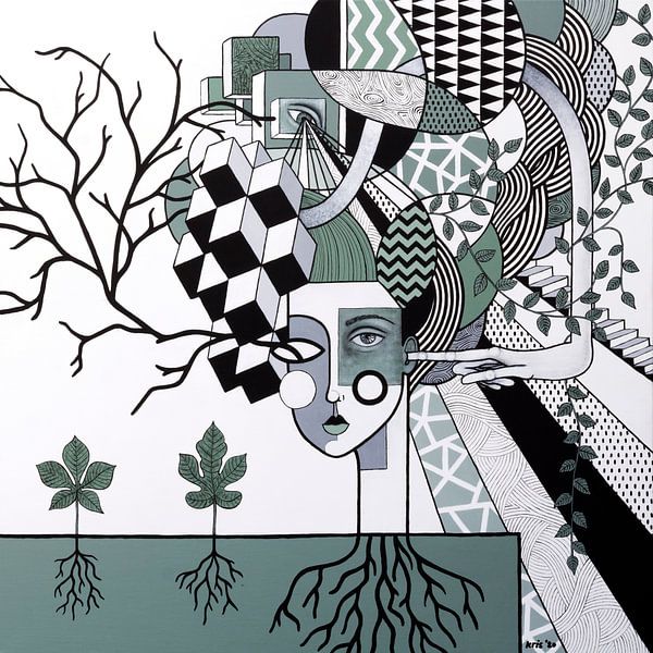 Beobachter des Geistes (nr.2020-12) von Kris Stuurop