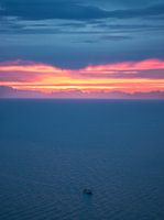 Feierabend bei Sonnenaufgang