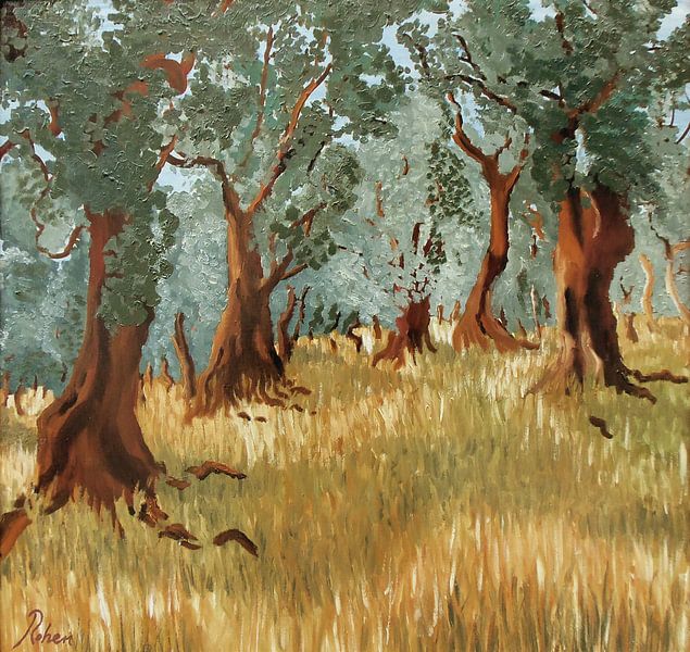 Chênes-lièges andalous par Johannes Rohen
