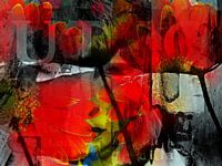 The face behind the flowers