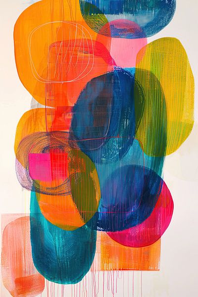 Zen Modern Round colourful work par Zen et Plus