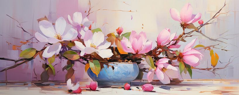Painting Magnolia&#039;s by Eye catching paintings
