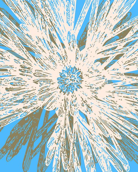 Scandinavian Summer Flowers Japandi Love IV by FRESH Fine Art