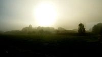 misty sun