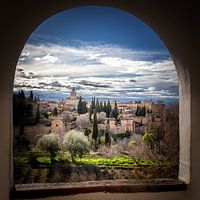 Ansicht der Alhambra Granada Spanien