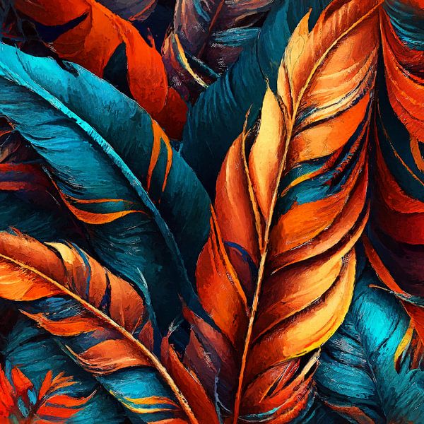 Aquarelle de plumes #Feathers par JBJart Justyna Jaszke