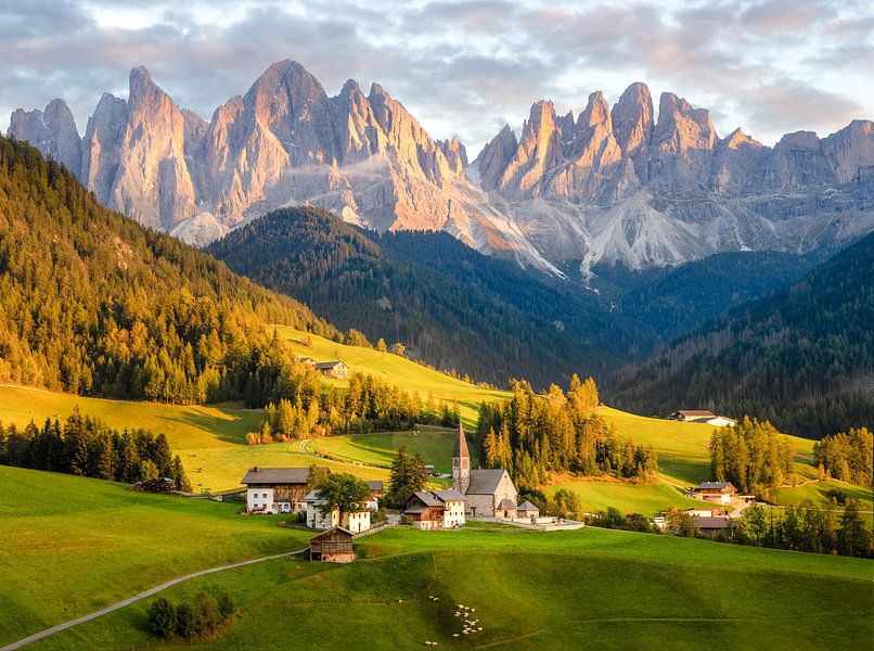 Santa Maddalena in the Dolomites by Nils Steiner